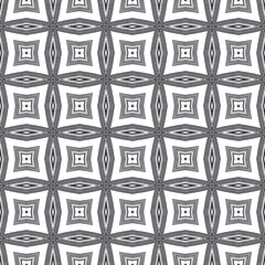Tiled watercolor pattern. Black symmetrical