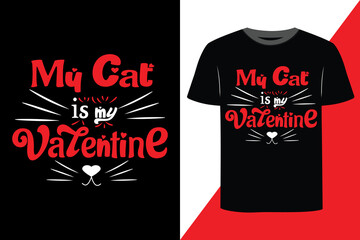 Valentine print ready t-shirt design 