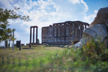  temple of zeus, aizanoi, ancient city, zeus, çavdarhisar, türkiye, kütahya, ancient, antique, archaeology, old, art, historical, history, rome, classical, temple, 