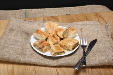 pastry with minced meat
