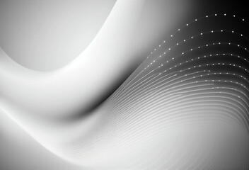 abstract illustration black and white background wallpaper with wave and dots