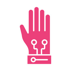 Obraz premium Wired Glove Icon
