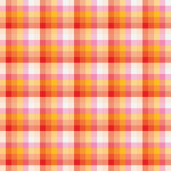 Modern colour seamless grid pattern Background. Line fabric print.