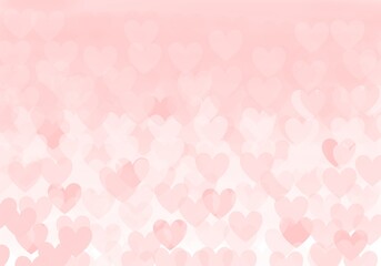 pink background with hearts