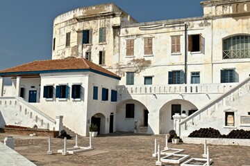 Cape Coast Castle is the largest of the buildings that contain the legacy of the Transatlantic...