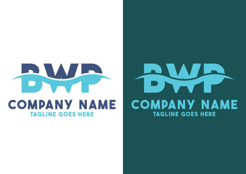 Letter BWP logo design template, BWP logo

