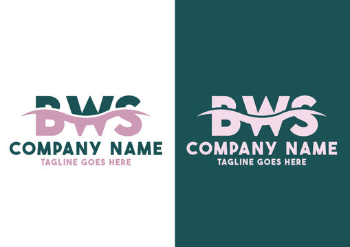Letter BWS logo design template, BWS logo
