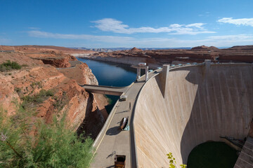 Barrage au nveau de la ville de Page