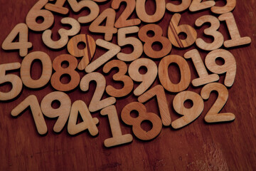 Background of numbers. from zero to nine. Numbers texture. Finance data concept. Mathematic....