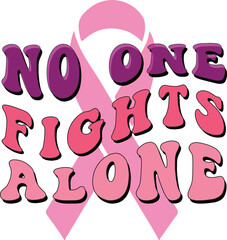 Retro Breast Cancer Awareness Design