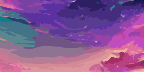 abstract sky style with beauty colors