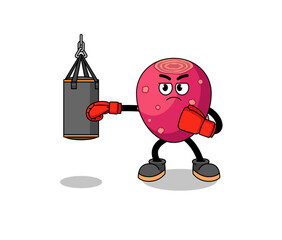 Naklejka premium Illustration of prickly pear boxer