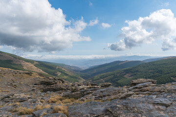 Sierra Nevada mountains in the south of Spain