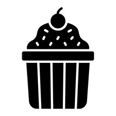 Muffin Glyph Icon