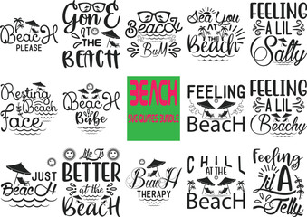 Summer Quotes  July SVG BUndle 