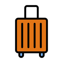 Travel Icon Lineal Color Style