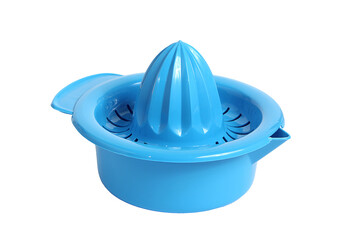 Plastic utensils for home use on a white background