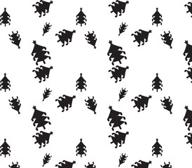 black and white pattern