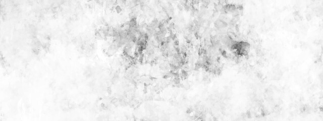 Silver, gray watercolor textured on white paper background. concrete wall white color for the background. Cement wall modern style background. White painted cement wall texture. White marble texture.