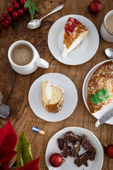 Three King's cake, (roscón de Reyes), a typical sweet that is eaten in Spain at Christmas and especially on Three Kings Day