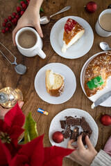 Three King's cake, (roscón de Reyes), a typical sweet that is eaten in Spain at Christmas and especially on Three Kings Day