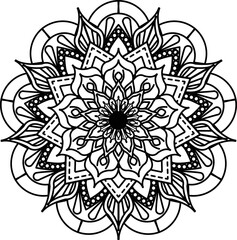 black and white spiritual symbol