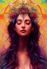 Goddess of Ethereal Light and Love