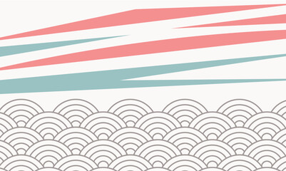 Chopping sea in oriental style