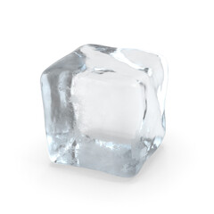 ice cubes isolated on white background