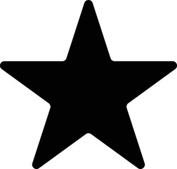 Illustration vector of black single stars