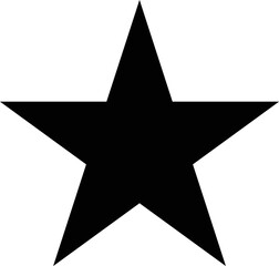 Black star - Vector icon star Icon Vector / star icon / star- Vector icon on white background.