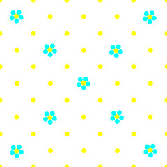 Fototapeta na wymiar Floral pattern for printing. Repeat pattern of flowers for fabric