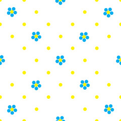 Floral pattern for printing. Repeat pattern of flowers for fabric