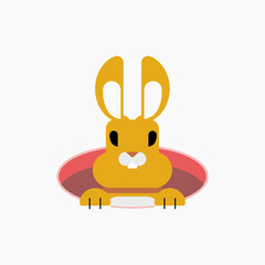 Fototapeta premium bunny vactor cartoon