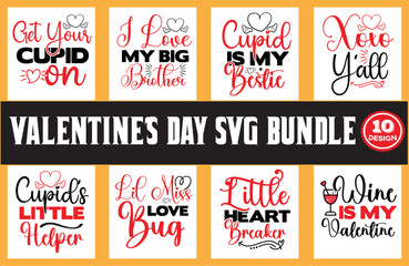 Valentine's day svg design bundle
