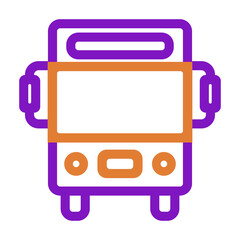 Fototapeta premium Travel Icon Duo Tone Style