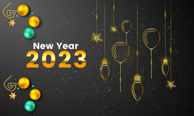 Banner happy New year