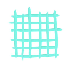 acrylic oil paint style graphic with aesthetic hand draw shape 