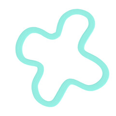 acrylic oil paint style graphic with aesthetic hand draw shape 