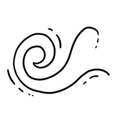 Obraz premium Abstract Swirl Illustration Element
