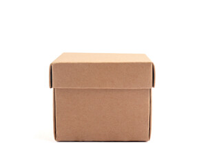 cardboard box isolated on white background