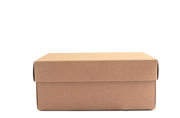 cardboard box isolated on white background
