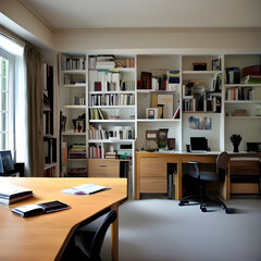 ホームオフィスや勉強部屋, Generative, AI