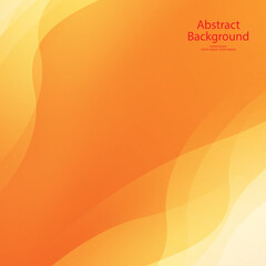 warm and orange color background abstract art vector