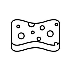 sponge line icon