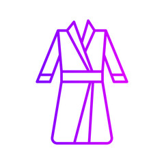 bathrobe gradient icon