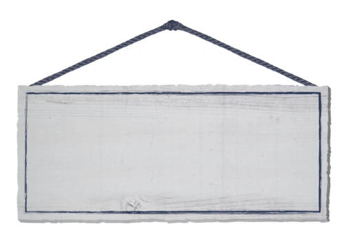 wooden sign isolated