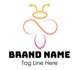 BEE logo design on white background. BEE creative initials logo concept. BEE Minimalist Logo design.