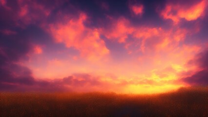 Evening sky during sunset of bright Texture background.