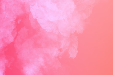 Abstract wipe light smoke on pink orange magenta red gradient background